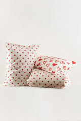 Lover Single Duvet Cover Set - 100% Cotton Hearts
