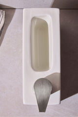 750ml Porcelain Kitchen Soap Dispenser with Integrated Sponge Holder