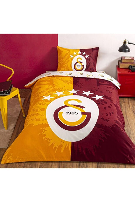 Licensed Galatasaray 5th Star Single 100% Cotton Duvet Cover Set