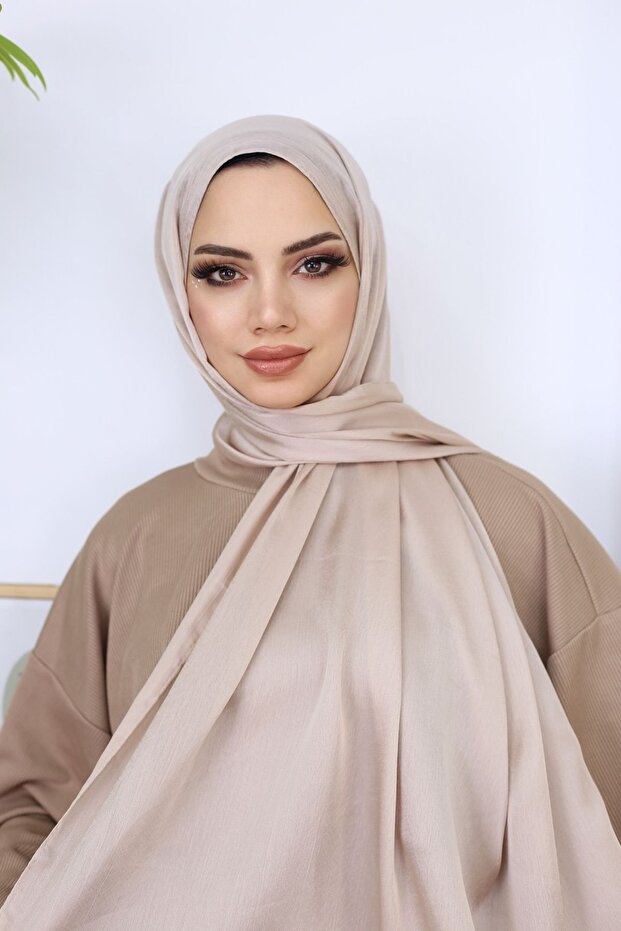Shimmering Satin Shawl - Lightweight & Elegant