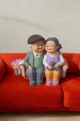 Elderly Couple Figurine - Sweet Retro Home Decor & Gift