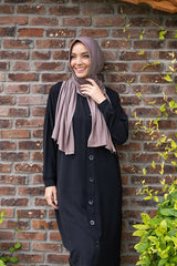 Ready-to-Wear Practical Shawl - Dark Mink
