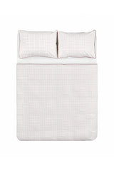 Daren 100% Cotton Double Duvet Cover Set - Red