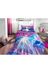 Frozen Snow Single Bedding Set - 100% Cotton & Licensed Disney