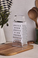 23 cm 4-Sided Metal Box Grater with Ergonomic Handle