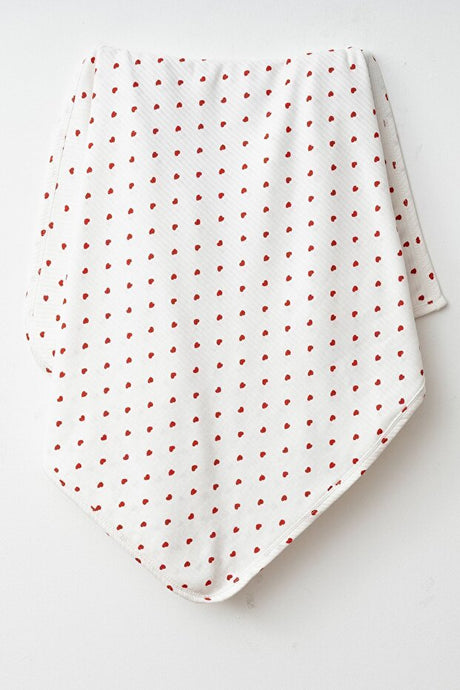 Red Heart Double Layer Baby Blanket - 80x90 cm