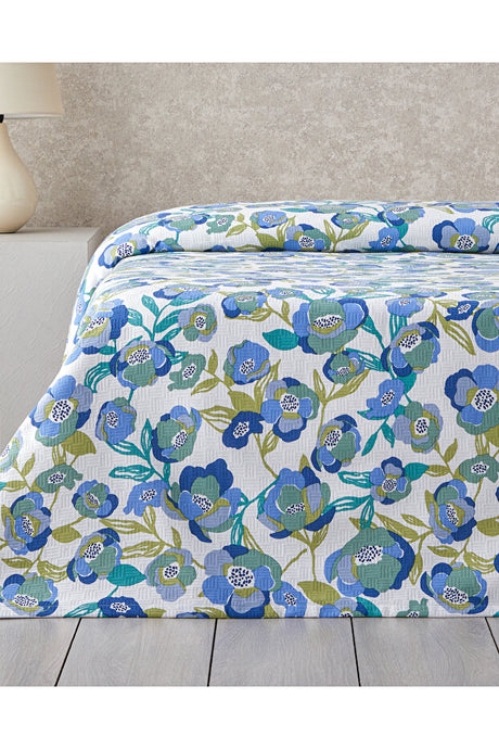 Summer Blooms Cotton Double Quilt - 200x220 cm