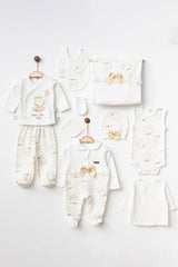 Newborn Baby Girl 10-Piece Hospital Exit Set - Super Star Kitten Design