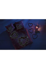Roses Ranforce Double Size Duvet Cover Set - 100% Cotton