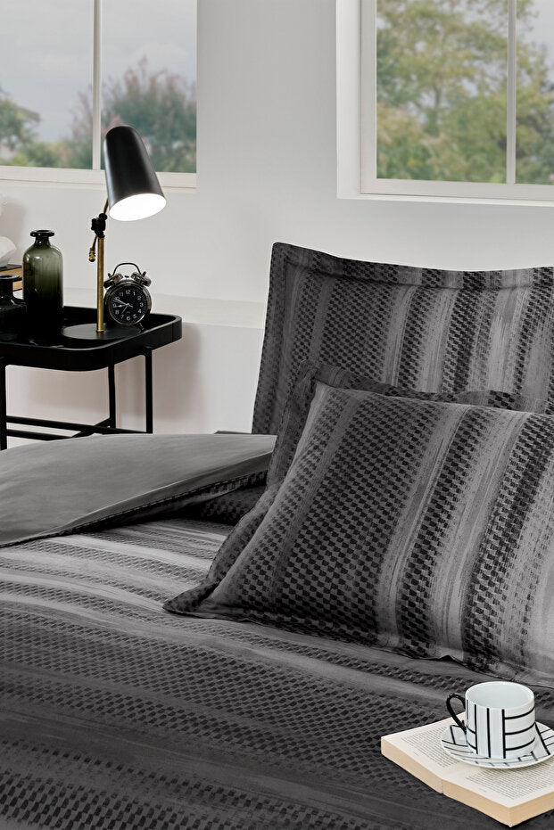 Notte Double Duvet Cover Set - 100% Cotton, 200x220 cm