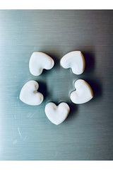 5-Piece Decorative Heart Magnets for Refrigerator - Stay Positive