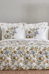 Indra 100% Cotton Single Duvet Cover Set - Floral
