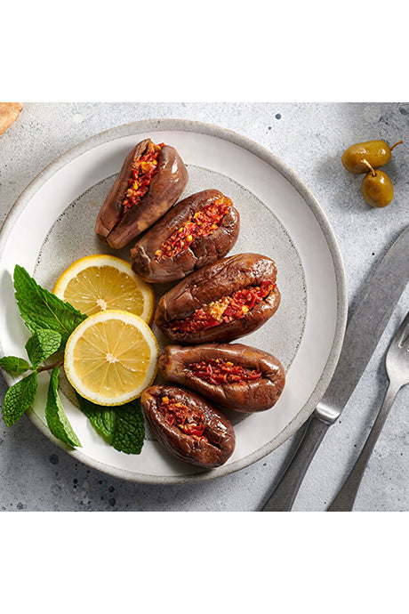 Traditional Makdos Stuffed Eggplant - 650g Ready-to-Serve