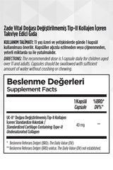 Typ 2 Kollagen Ergänzung - 30 Kräuter-Hartkapseln