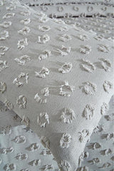 Single Pique Set - 2-Piece Grey Cotton Bedding for Comfort