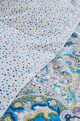 Elenora 100% Cotton Double Size 4-Piece Bedding Set with Pique