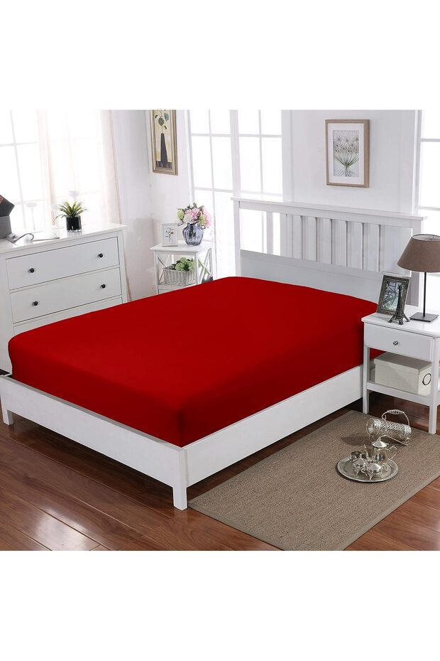 100% Cotton Fitted Sheet - 140x200cm, Soft & Durable