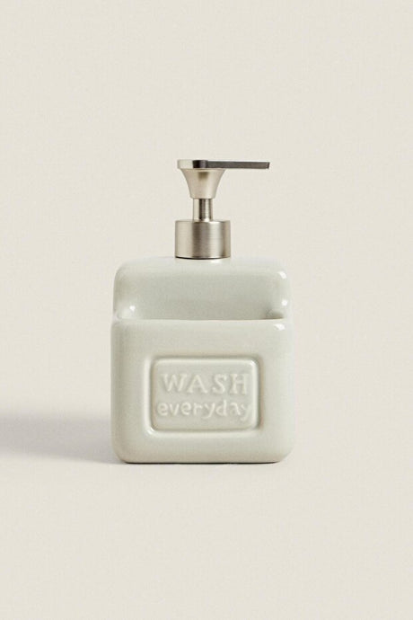 Liquid Soap Dispenser - 500ml Modern Porcelain Design
