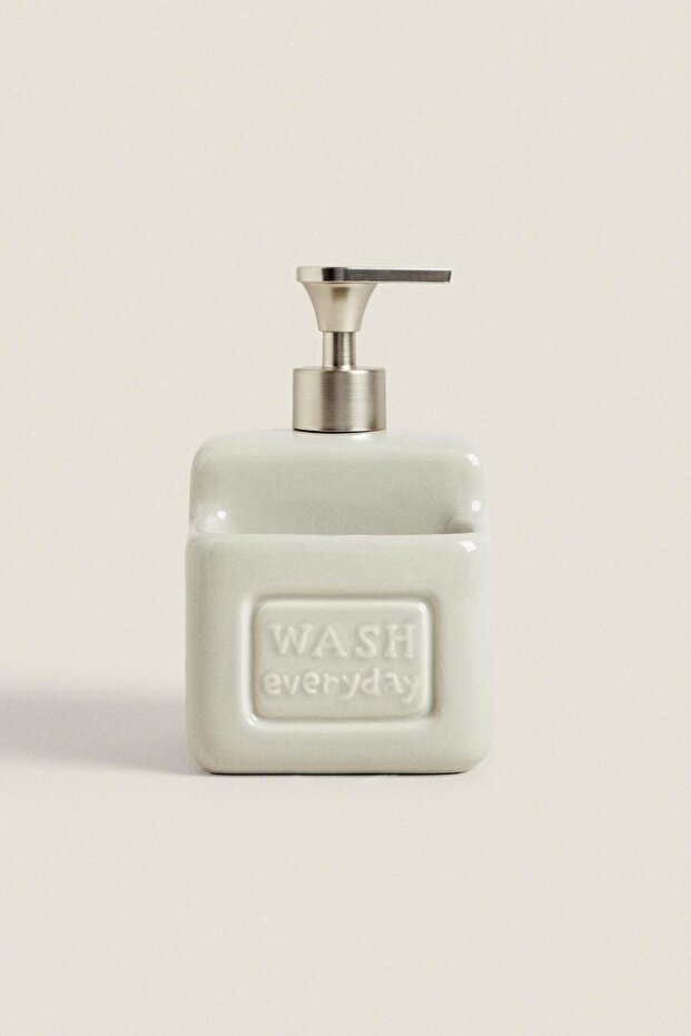 Liquid Soap Dispenser - 500ml Modern Porcelain Design