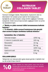 Collagene Idrolizzato 1050mg Compresse - Formula Bellezza, 30 Contenitori