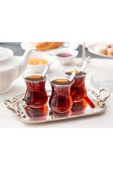 Madame Coco Candide Premium Turkish Tea Glasses - 6-Piece 150ml Set