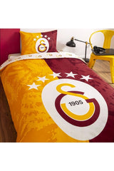 Licensed Galatasaray 5th Star Single 100% Cotton Duvet Cover Set