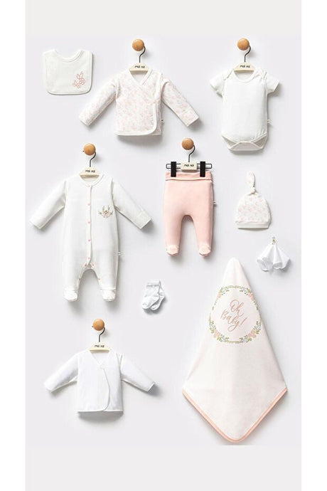 Baby Flower 10-Piece Newborn Hospital Exit Layette Set