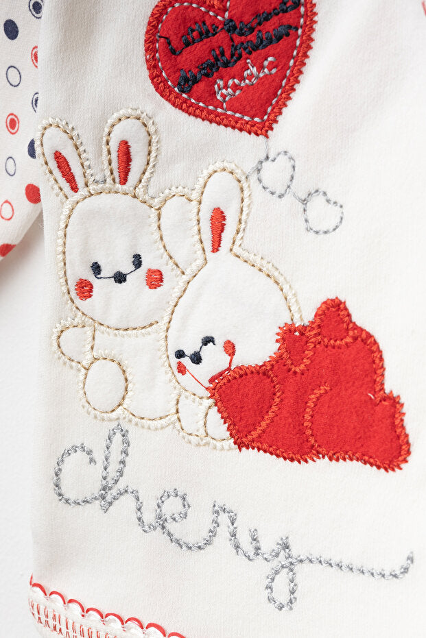 Newborn 5-Piece Bunny Baby Clothing Set 0-3 Months