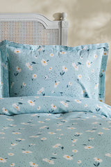 Daisy 100% Cotton Double Pique Bedding Set - Mint