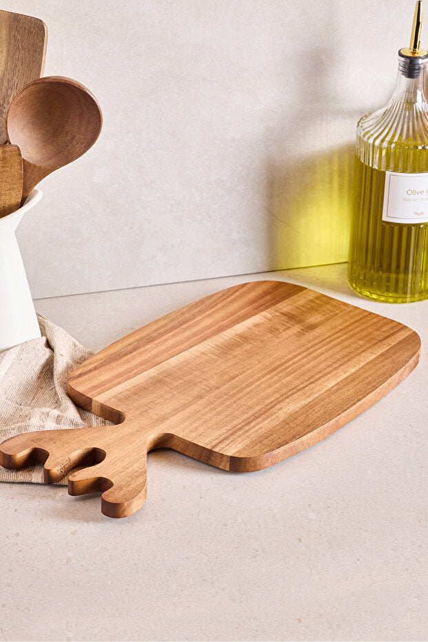 Acacia Deer Handle Cutting Board - 43x24 cm
