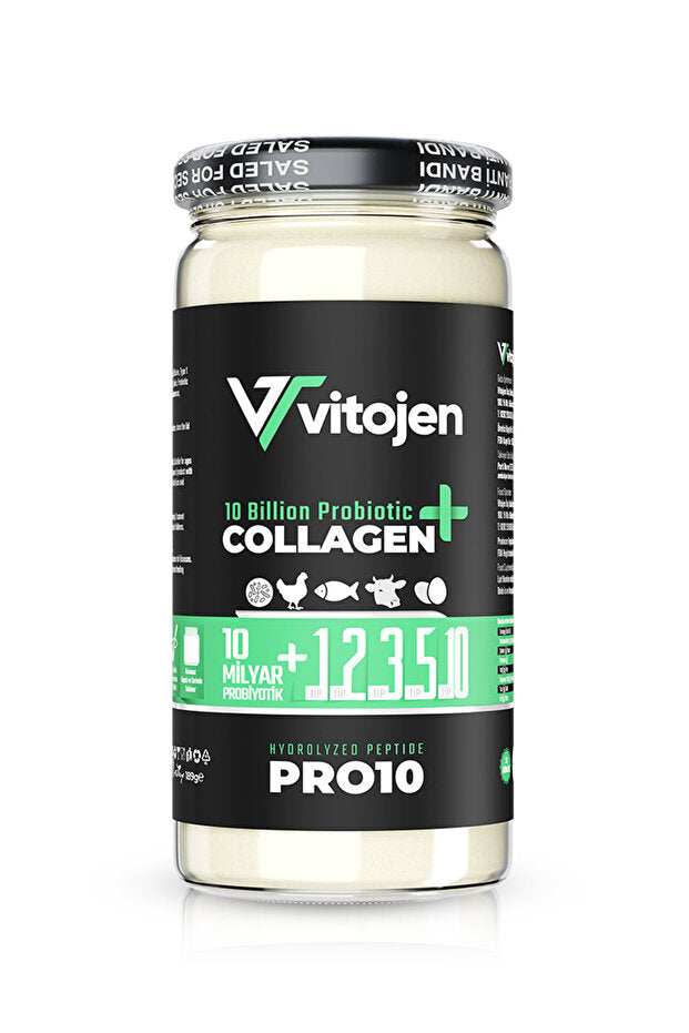 Pro10 Collagen + 10 Billion Probiotic Powder - 5 Types