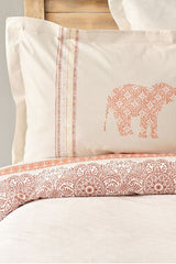 Espilo 100% Cotton Double Duvet Cover Set with Pique