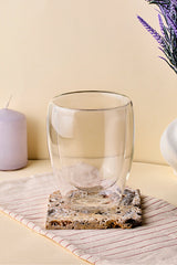 350ml Double Walled Insulated Glass - Hot & Cold Beverages