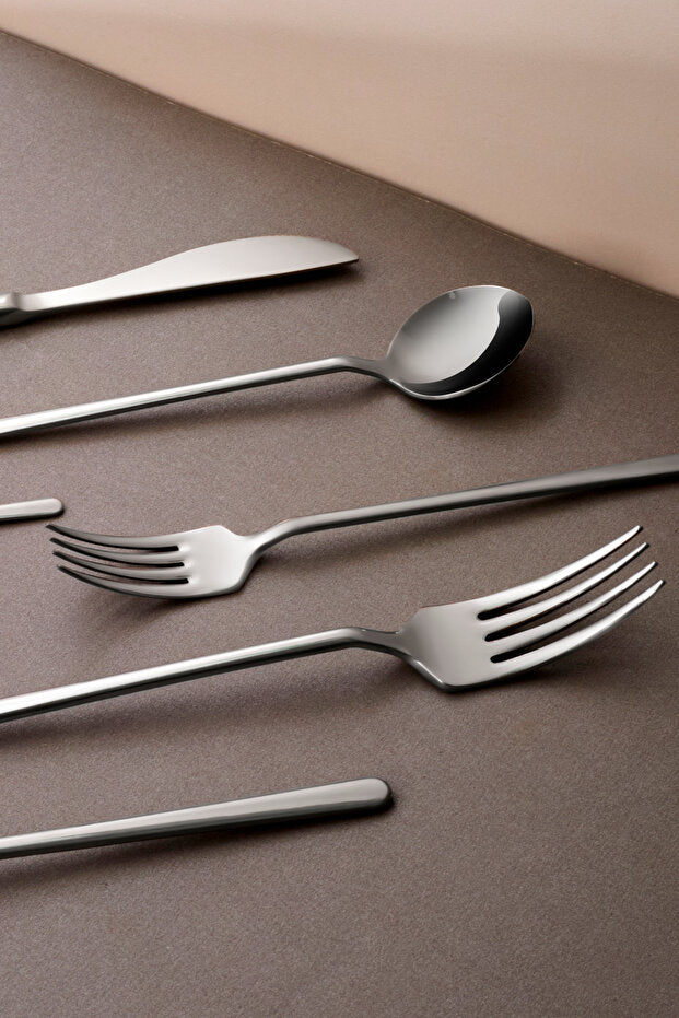 36-Piece Stainless Steel Cutlery Set for 6 People