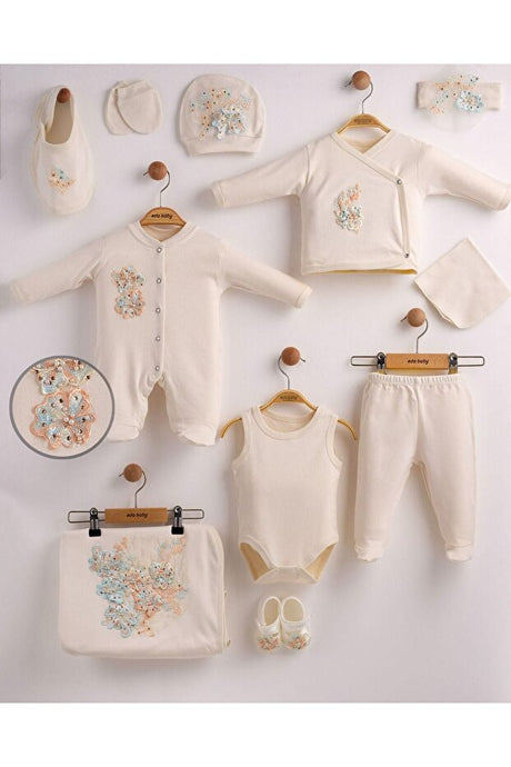 Newborn Baby Butterfly Floral 10-Piece Hospital Exit Set