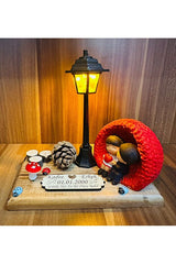 Romantic Light-Up Couple Figurine with Personalized Plaque