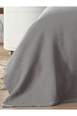Double Waffle Pique Bedspread - 100% Organic Cotton