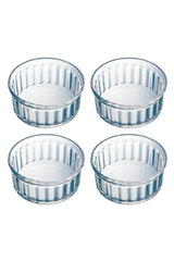 Ramekin 4-Piece Oven Dish Set - 10x5 cm, 0.2 L Borosilicate Glass