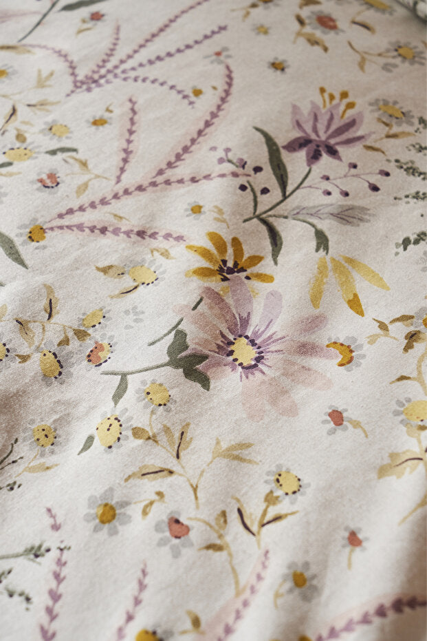 Set copripiumino doppio Lussi Yellow 100% cotone