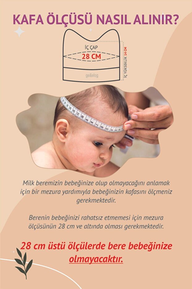 3-pak 100% bomulds baby hue sæt - "Milk" design