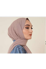 Women's Cotton Crash Jazz Shawl - Mocha
