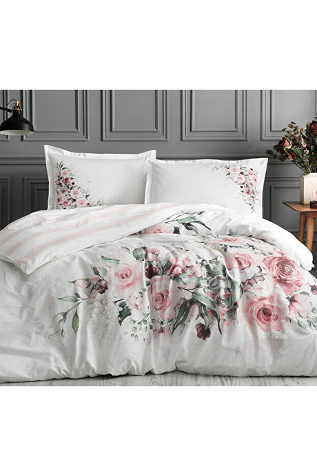 Marco Rosa Single Duvet Cover Set - 100% Cotton, 160x220cm