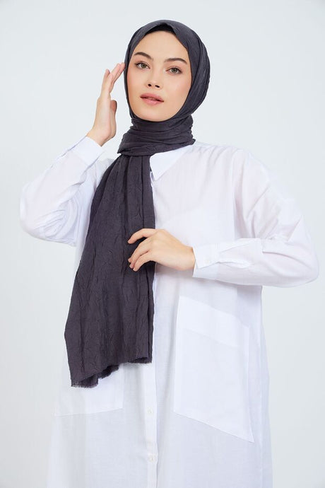 Premium Bamboo Crinkle Scarf - Lightweight &