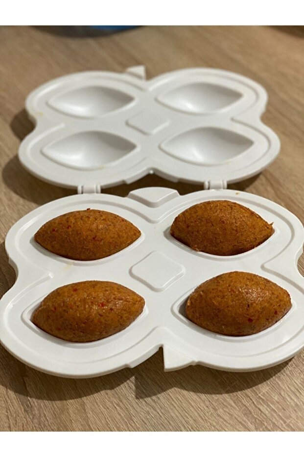 Homemade Kibbeh Mold Maker - 4 Cavity Design for Easy Prep