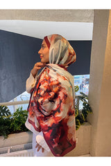 Retro Floral Soft Cotton Shawl - Comfortable & Stylish