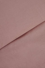 Pure Ruffle 100% Cotton Double Duvet Cover Set - Powder Pink