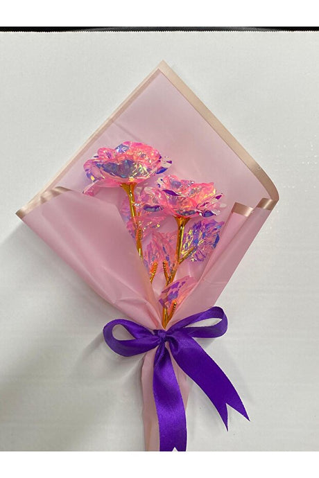Metallic Foil Rose - Everlasting Love Gift