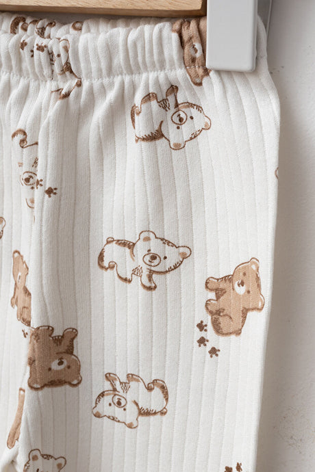 Newborn Hospital Exit Set - 5-Piece Bear Print 100% Cotton