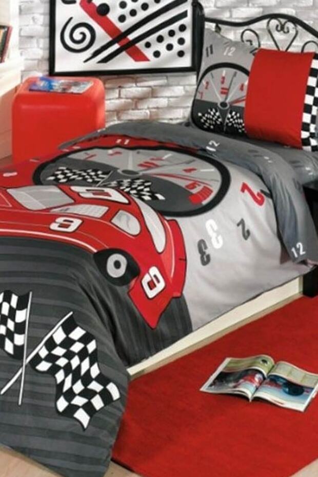 Ranforce Single Duvet Cover Set - Dynamic Racer Theme