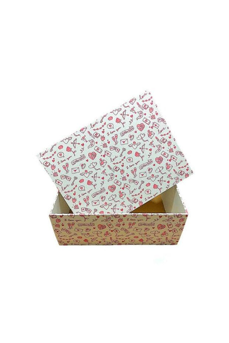 Valentine's Day Love Symbol Gift Box - 40x30x15cm